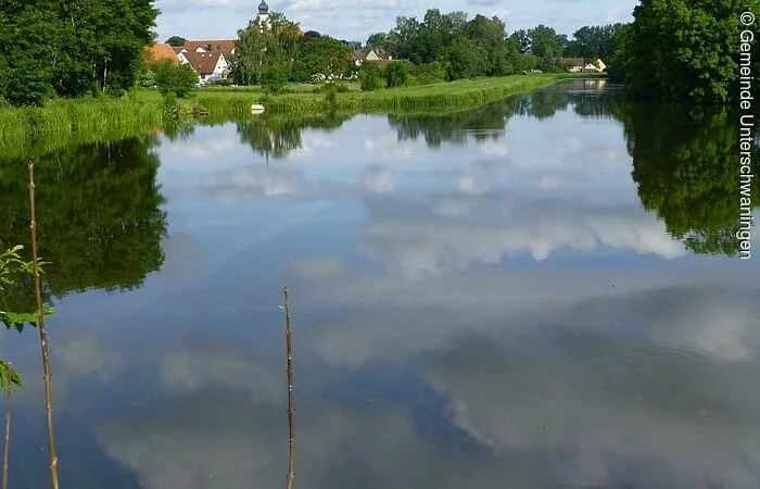 Kanal im Juni Unterschwaningen©Gemeinde Unterschwaningen