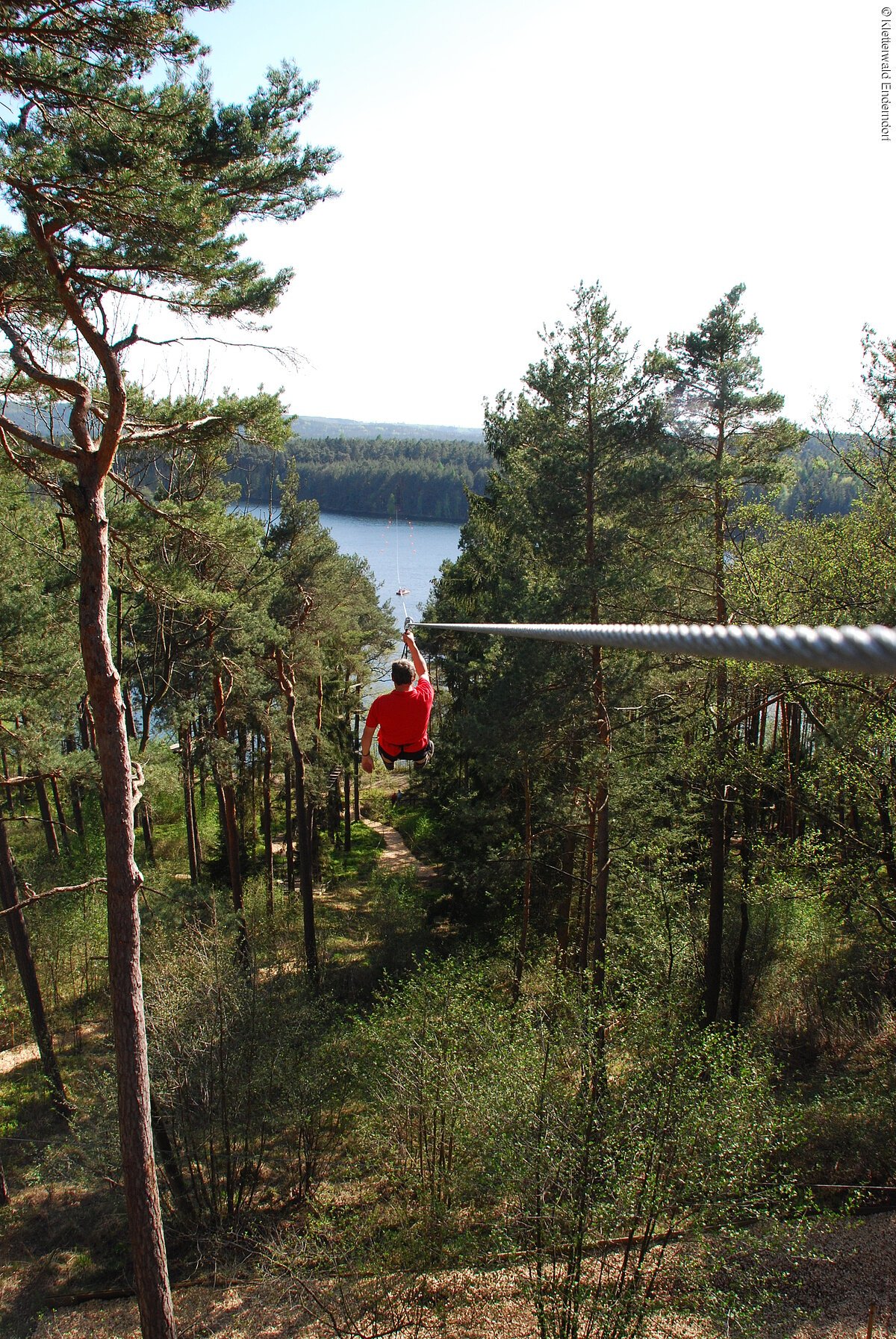 Zipline im Kletterpark Enderndorf