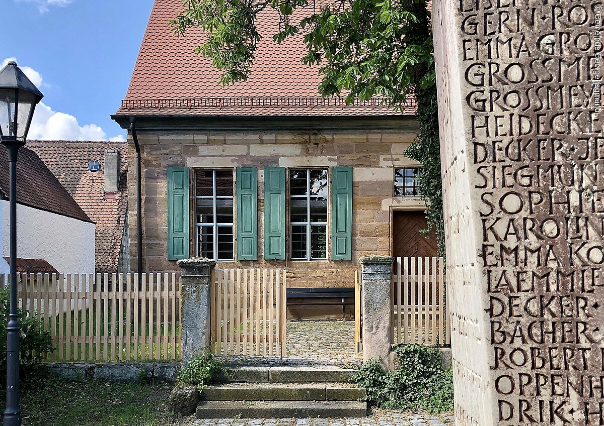 Synagoge mit Gedenkstein Georgensgmünd