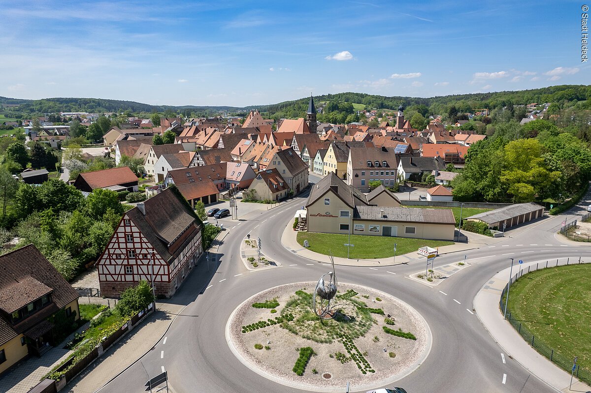 Kreisverkehr Heideck