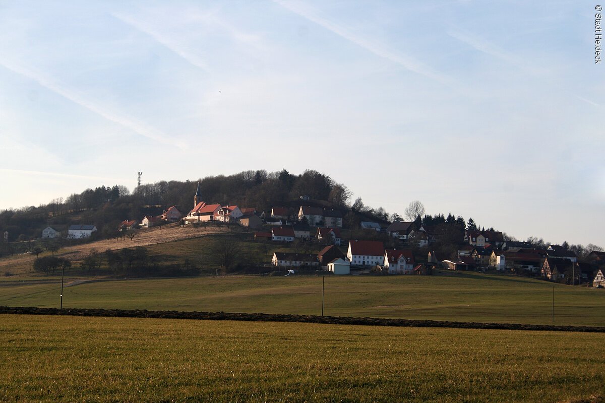 Blick auf Heideck