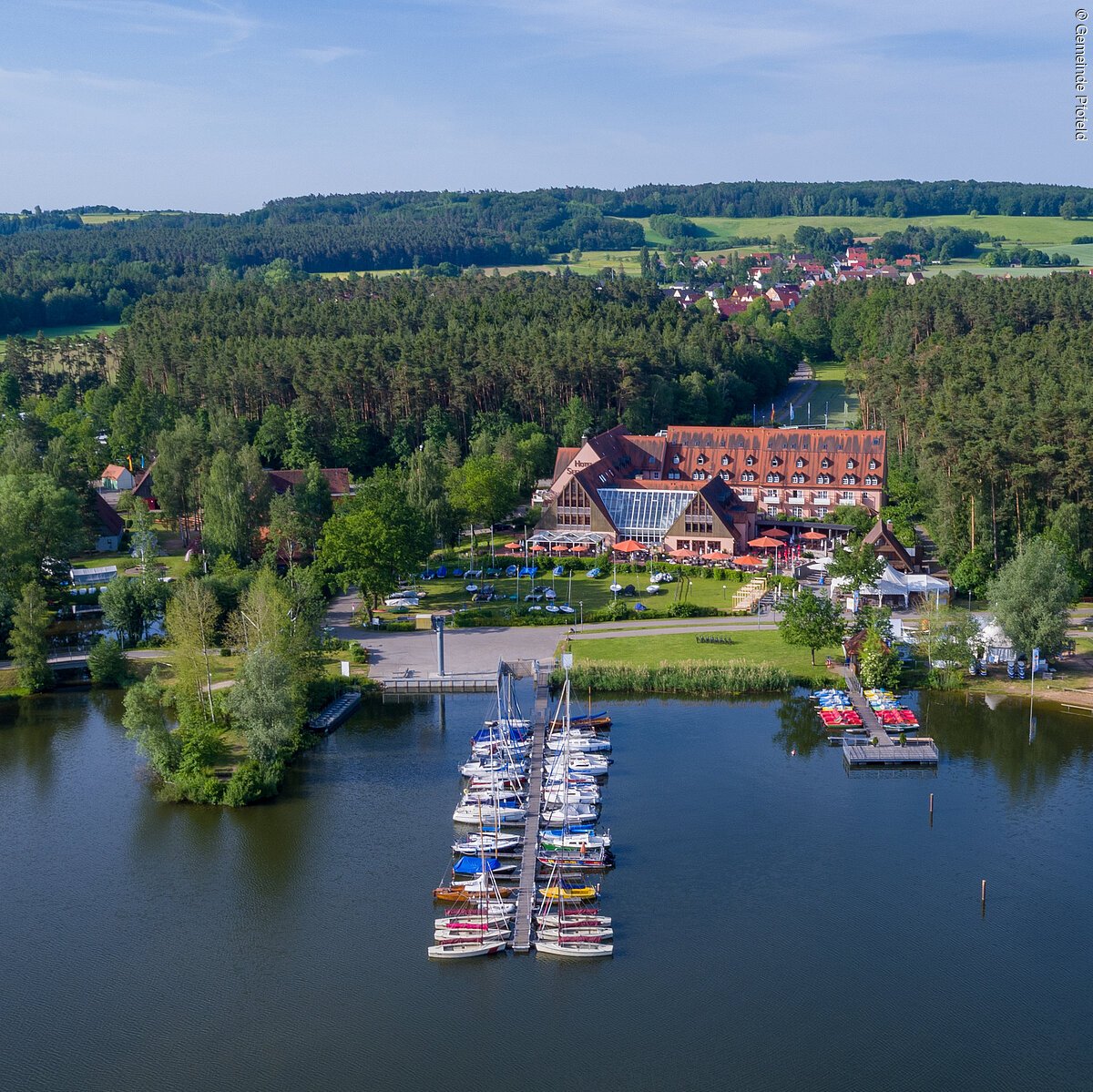 Luftaufanahme Standhotel Seehof