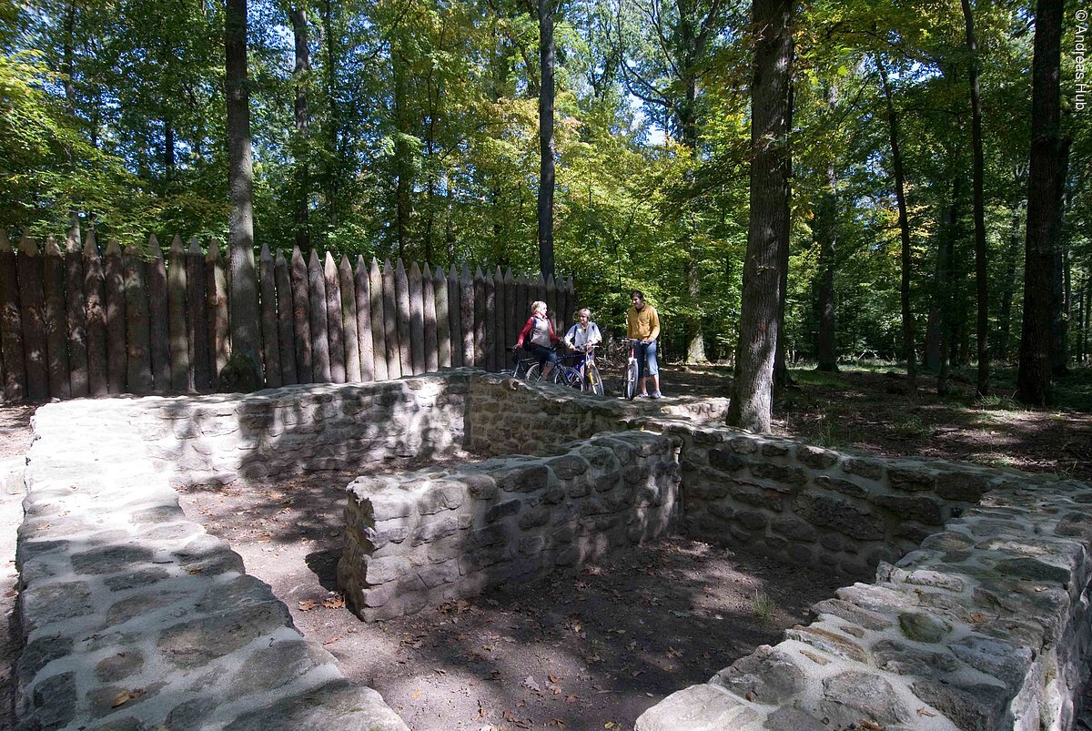 Römischer Wachtturm im Burgstallwald bei Gunzenhausen