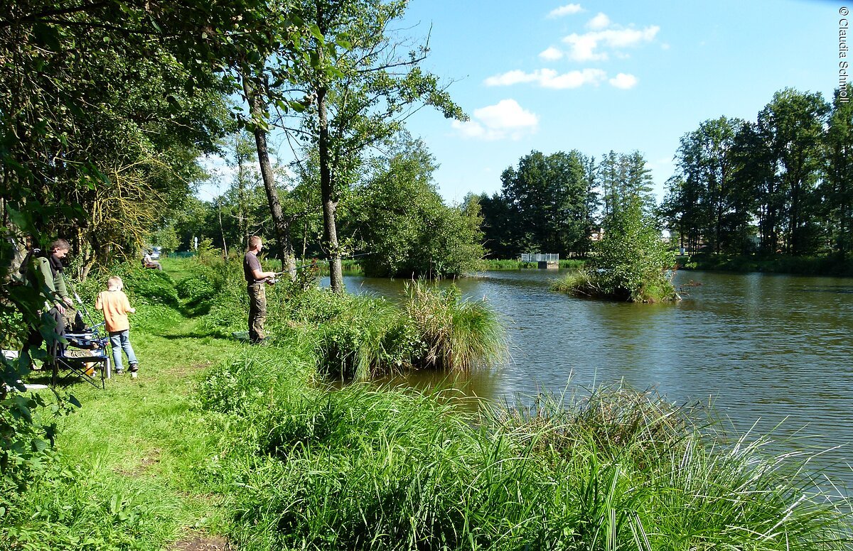 Angeln zwischen den Seen