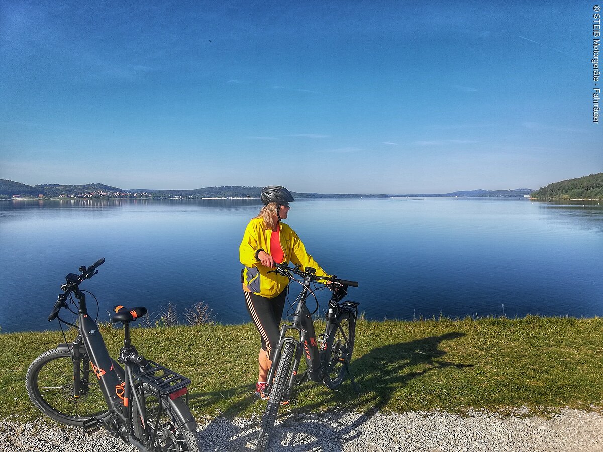 Radtour am See