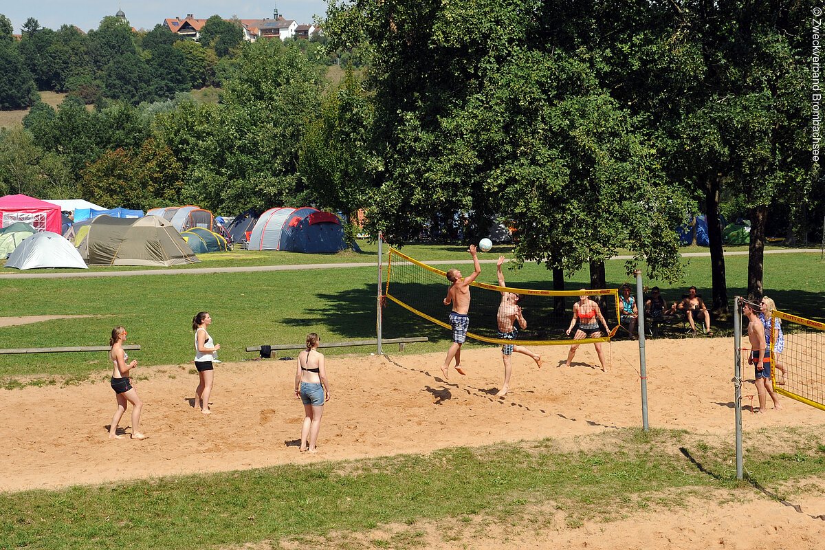 Beachvolleyball am Hopfenstrand