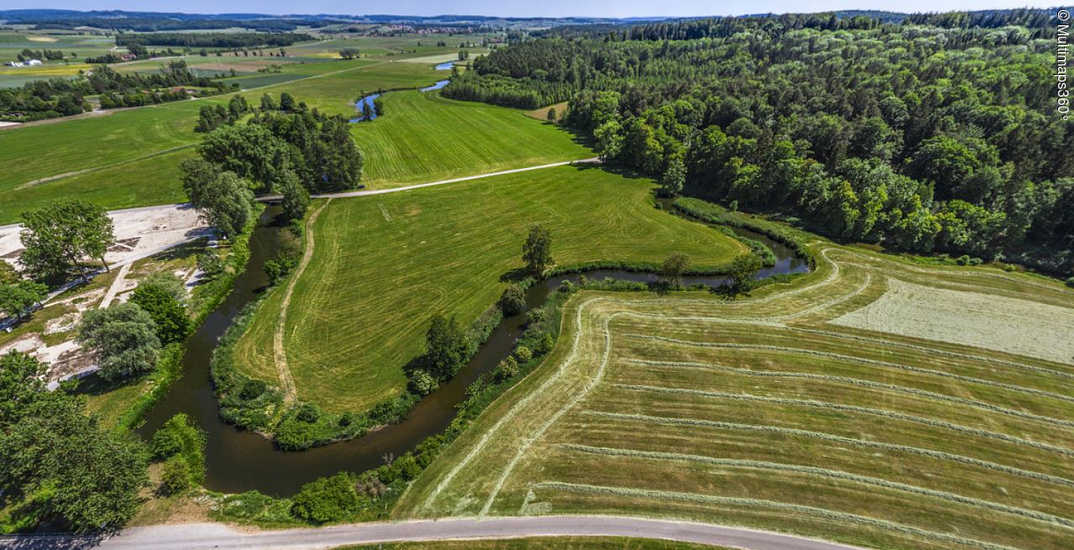 Panorama der Wörnitz in Wassertrüdingen