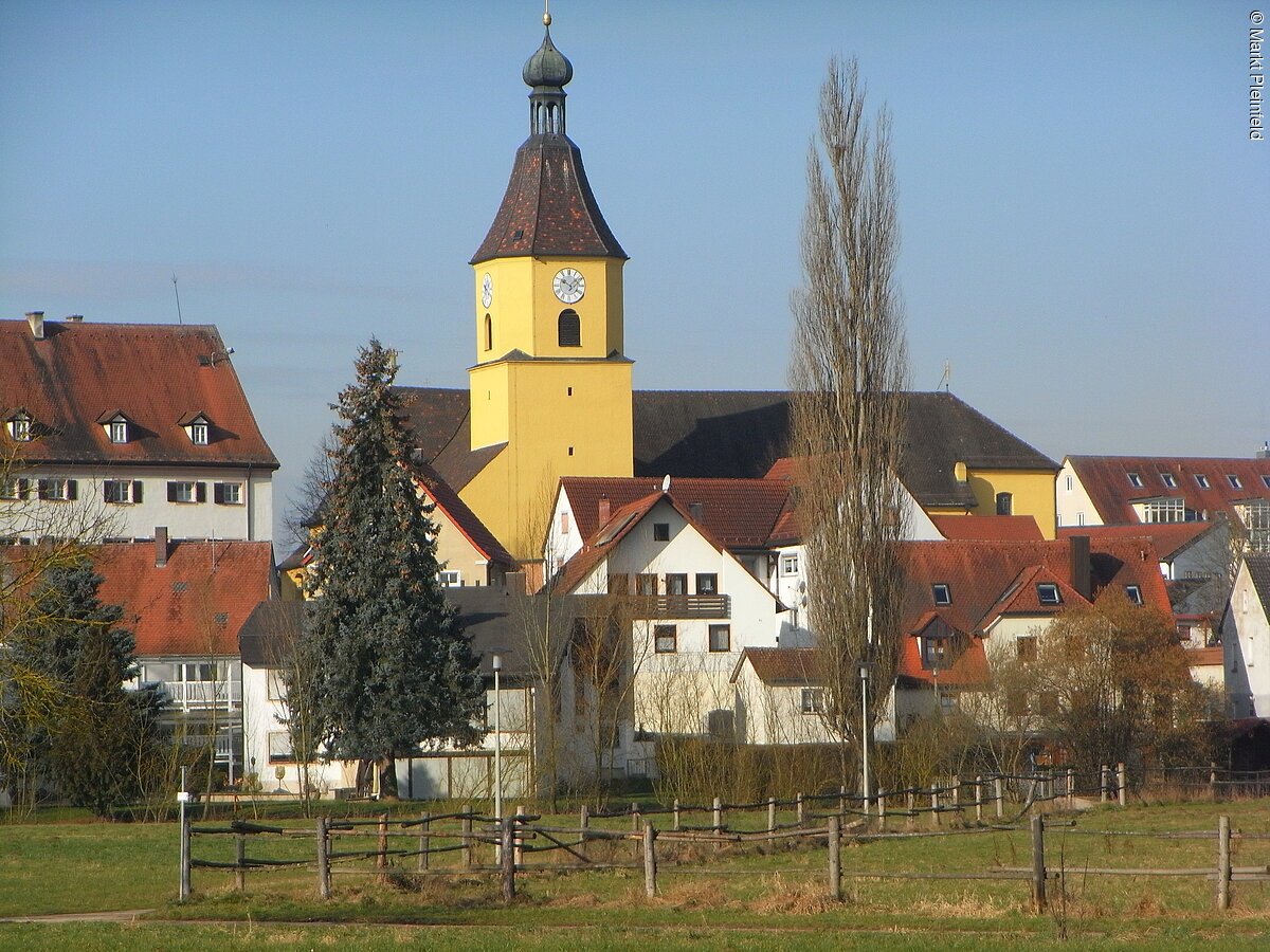 Ortsansicht Pleinfeld/Kath. Kirche