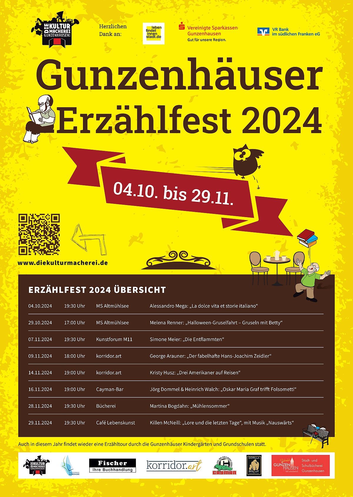 Erzählfest 2024 der Kulturmacherei Gunzenhausen