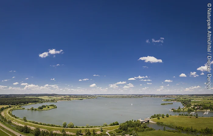 Der Altmühlsee bei Gunzenhausen