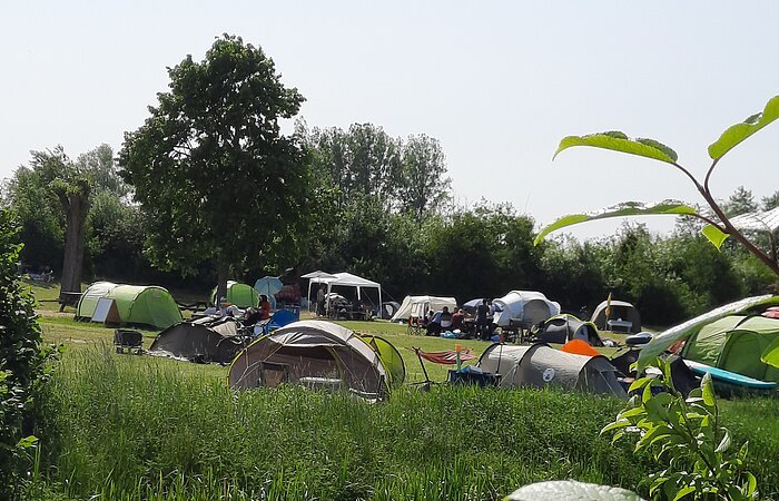Zelten am Altmühlsee am Seezentrum Muhr am See