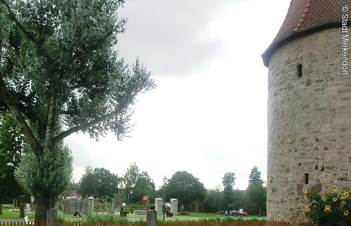 Krautgarten in Merkendorf Anderer Blick auf den Krautgarten.