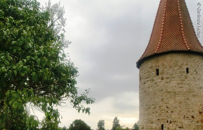 Merkendorf Krautgarten mit Turm